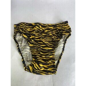 VTG Picopi Mens Size S Low Rise Polyester Fashion Print Brief Underwear 1 Piece